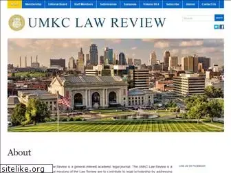 umkclawreview.org