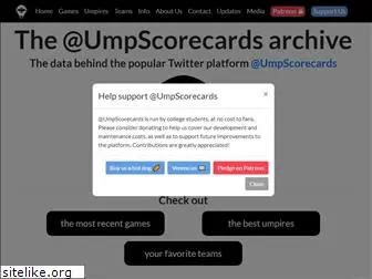 umpscorecards.com