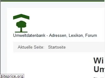 umweltdatenbank.de