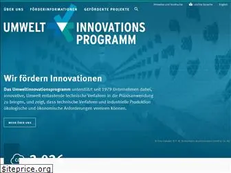 umweltinnovationsprogramm.de