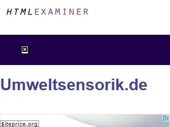umweltsensorik.de.htmlexaminer.com