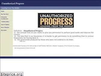 unauthorizedprogress.com