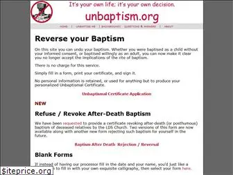 unbaptism.org