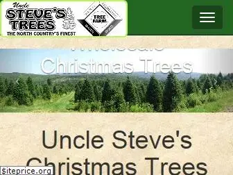 unclesteveschristmastrees.com
