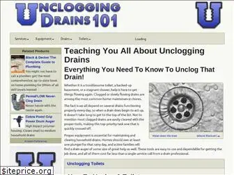 uncloggingdrains101.com