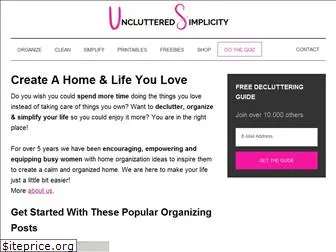 unclutteredsimplicity.com