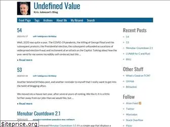 undefinedvalue.com