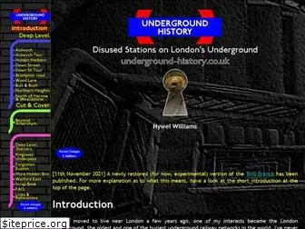 underground-history.co.uk