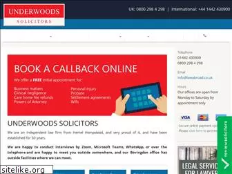 underwoods-solicitors.co.uk