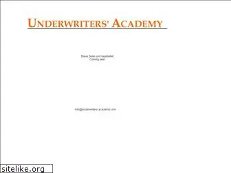 underwriters-academy.com