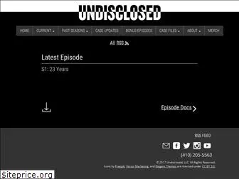 undisclosed-podcast.com