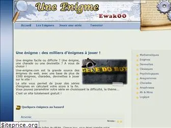 une-enigme.com