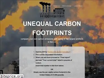 unequalcarbonfootprints.org