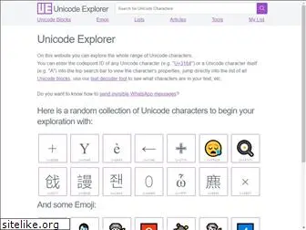 unicode-explorer.com