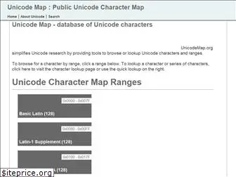 unicodemap.org