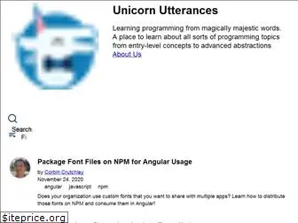 unicorn-utterances.com