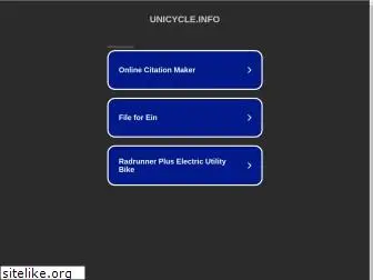 unicycle.info