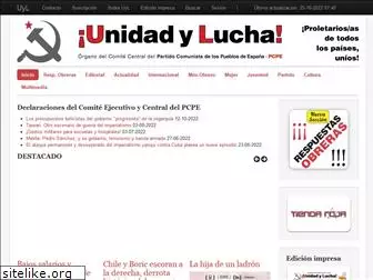 unidadylucha.es