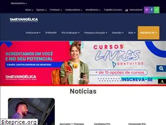 www.unievangelica.edu.br website price