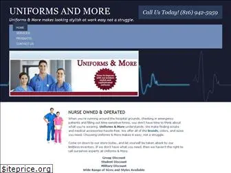 uniformsandmorekc.com