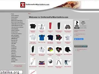 uniformsformartialarts.com