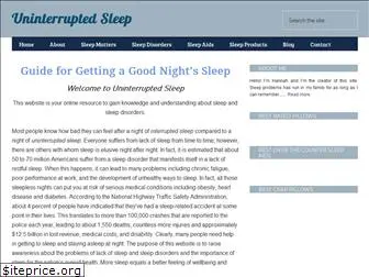 uninterruptedsleep.com