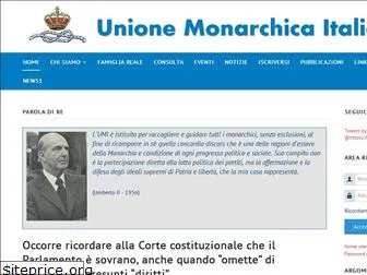 unionemonarchicaitaliana.it