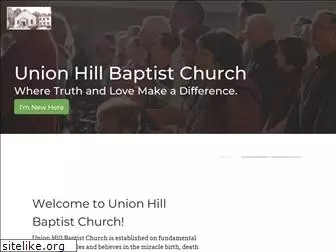 unionhillbaptistchurch.com