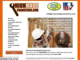 unionmadepromotions.com