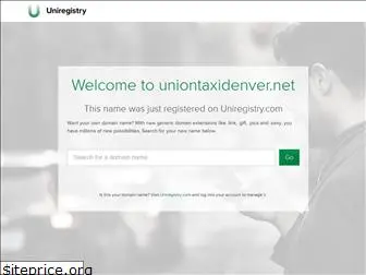 uniontaxidenver.net