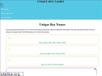 uniqueboynames.com