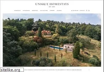 uniquehomestays.com