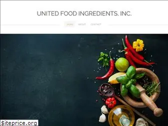 unitedfoodingredients.com