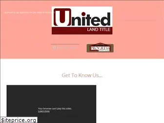 unitedtitleonline.com