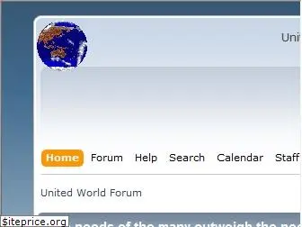 unitedworldforum.net