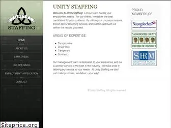 unitystaffing.com