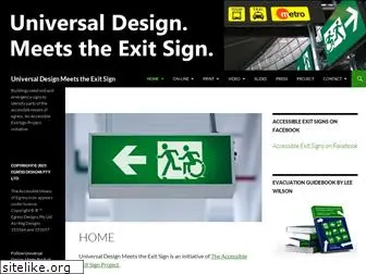 universaldesignmeetstheexitsign.com