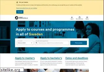 universityadmissions.se