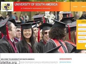 universityofsouthamerica.us