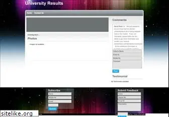 universityresults.info