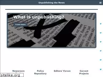 unpublishingthenews.com