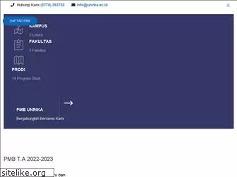 unrika.ac.id