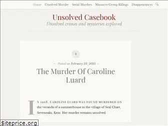 unsolvedcasebook.com