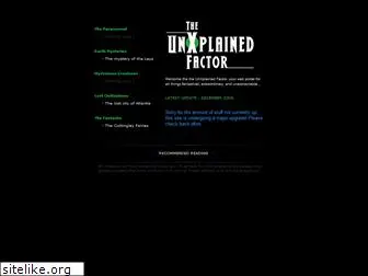 unxplained-factor.com