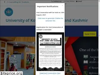 uokajk.edu.pk
