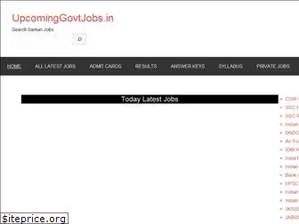 upcominggovtjobs.in