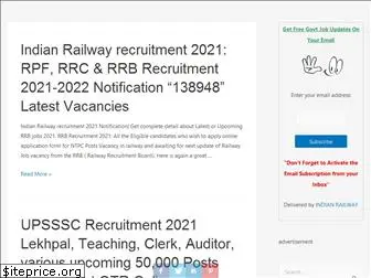 upcomingrailwayrecruitment.in