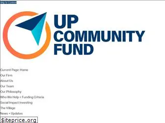 upcommunityfund.com