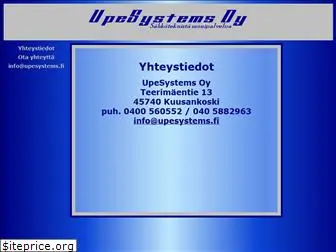 upesystems.fi