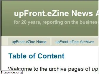 upfrontezine.com